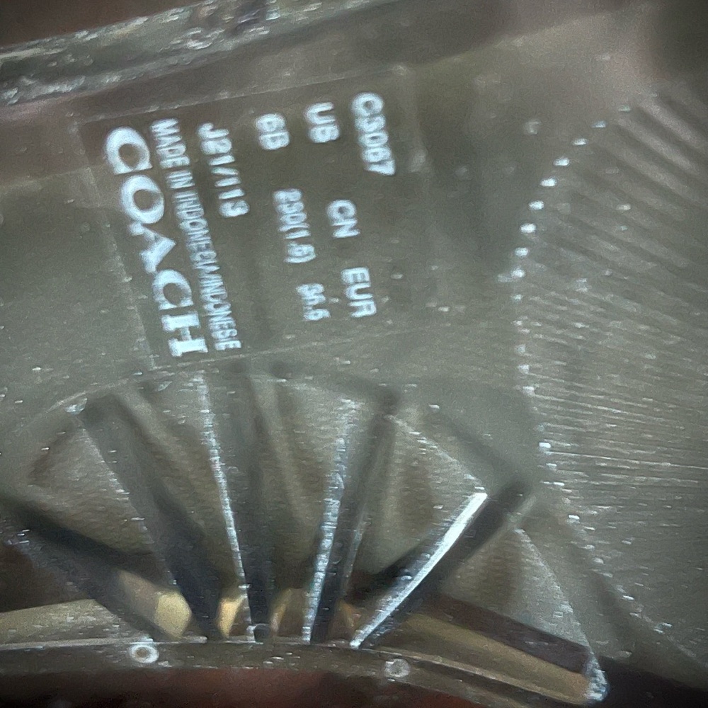 Coach Women’s Jellies Sandals Sz. 6 NWOT #29 - Picture 4 of 6